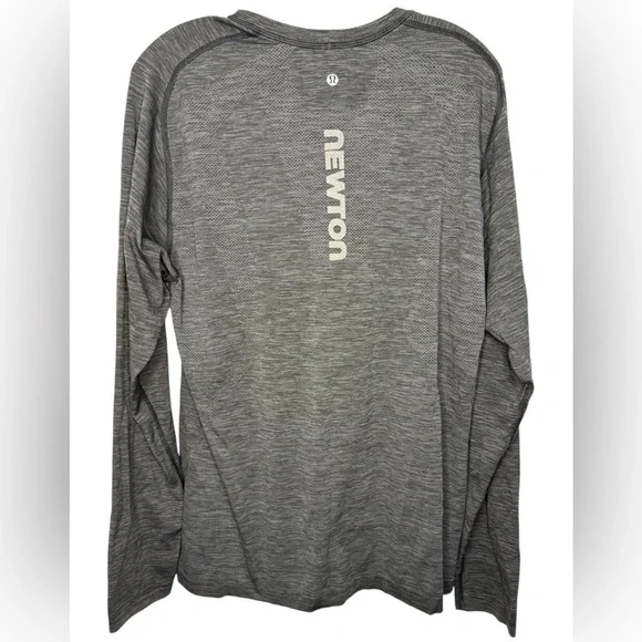 Lululemon Men’s Metal Vent Tech Long Sleeve Shirt X Newton Boulder CO Gray XL - Picture 2 of 10